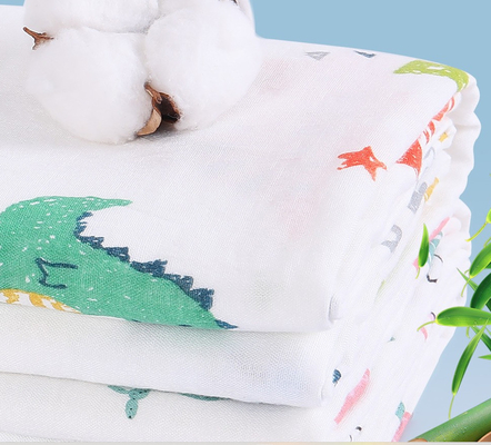 Multilayer White Double Gauze Fabric