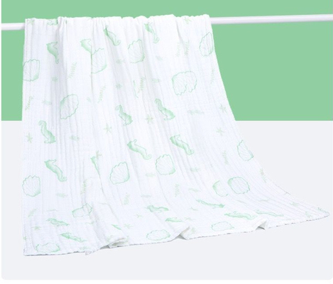 Vivid Designed 4 Layer Gauze Fabric 210gsm Soft Baby Swaddle Material