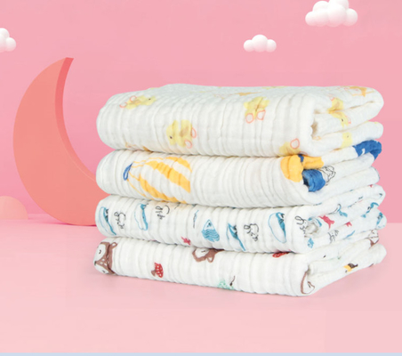 Healthy 200gsm Baby Gauze Fabric 40S Combed Cotton Natural Gauze Fabric