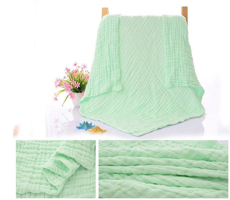 Light Green Baby Gauze Blankets 200GSM