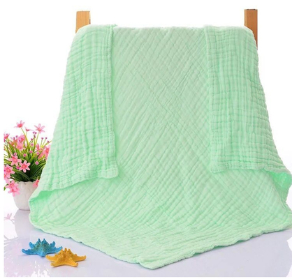 Light Green Baby Gauze Blankets 200GSM