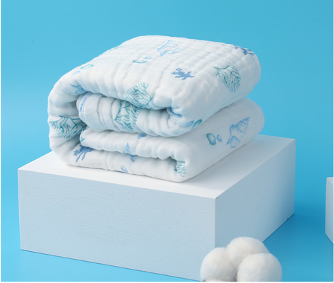 Antibacterial 100% Modal Soft Gauze Fabric Baby Clothing Material Cartoon Printing