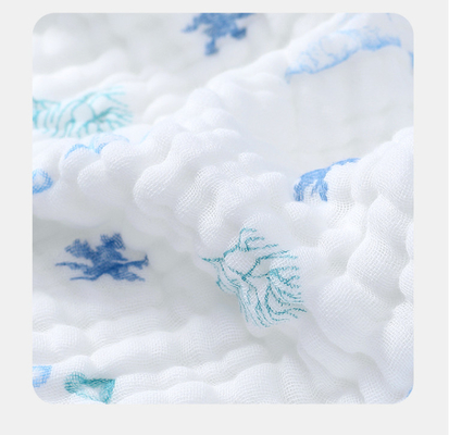 Star Pattern 53 inch 6 Layer Gauze Fabric Children Cover Blanket