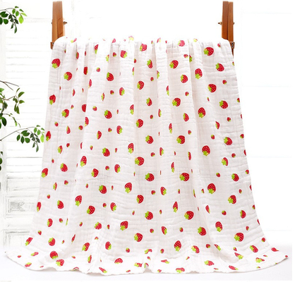 Comfortable Vivid Design Colored  Soft Gauze Fabric 150gsm Non Irritating