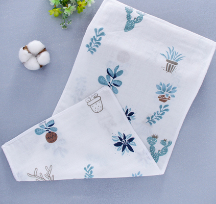 60S Double Cotton Gauze Fabric Anti Uv 110GSM Infants Handkerchief