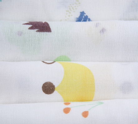 Reactive Printing Double Gauze Fabric