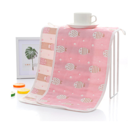 Vivid Pattern Jacquard Cotton Fabric Two Layers Comfortable High Fastness