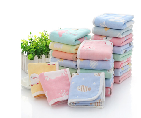 Infants Blanket Cover Jacquard Cotton Fabric 170gsm No Fluorescent Agent