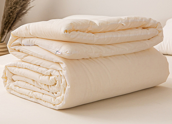Non Irritate Soybean Cotton Fiber Fabric Fastness Bright Noble Antibacterial