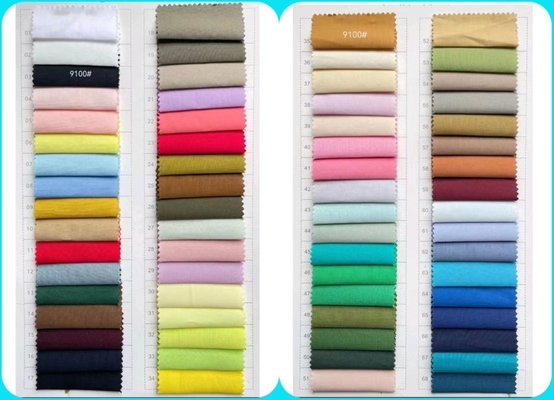 100 Percent Cotton  Fabric For Woven Shirt Jacket 40S Yarn 130GSM A Class