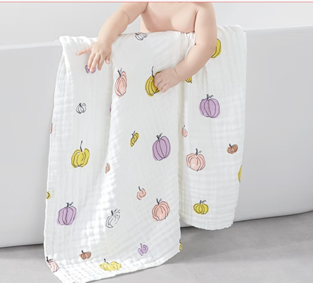 Safe Eco Friendly Dubble Gauze Fabric 4 Layer Cotton Swaddle Cloth