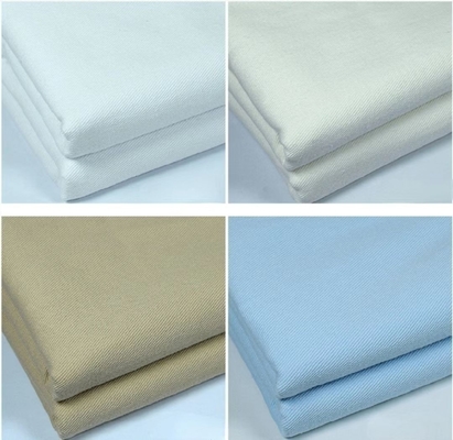 Azo Free 100% Cotton Twill Fabric For Spring Uniform Wind Coat  21SX21S 108X58 210GSM