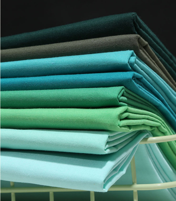 Breathable Woven Cotton Shirt Fabric Sateen Uniform Dress Man Nobility Clothes 60X60 173X113 4/1
