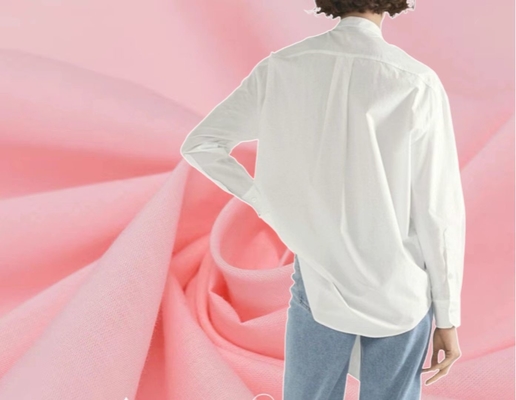 Healthy Cotton Plain Fabric Blouses 40sX40s 138GSM Casual Wear Infant Spring Fashion