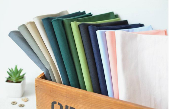 Healthy Cotton Plain Fabric Blouses 40sX40s 138GSM Casual Wear Infant Spring Fashion