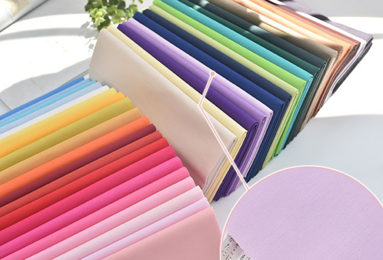 98% Organic Cotton Shirt Fabric 2% Spandex Gentle Summer 50sX50s 135GSM Baby Clothes Dress