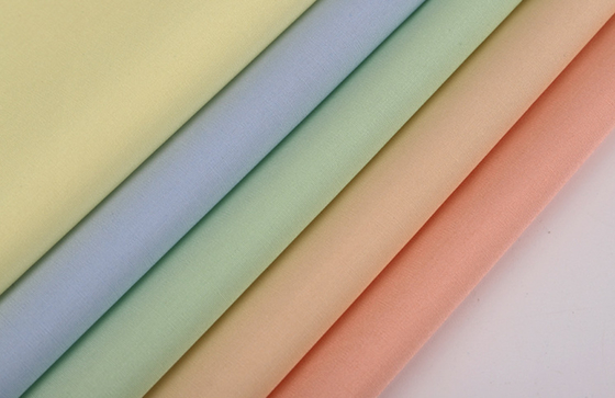 Fading Resistant Poplin Cotton Shirt Fabric Dyed And Printed 40sX40s 133x100 130GSM