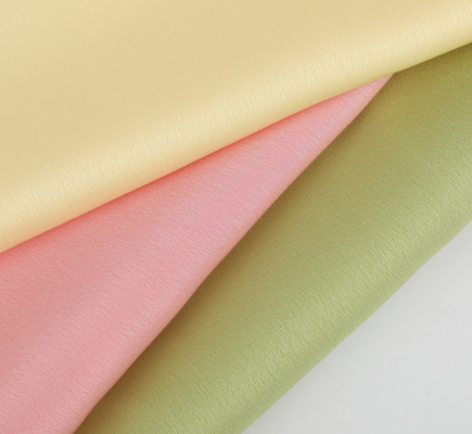 Minimal Shrinkage Satin Fabric For Apparel Soft And Comfortable Material