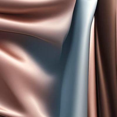 Satin Summer Fabric Dress Slight Shine Women Skirt Smooth Polyester