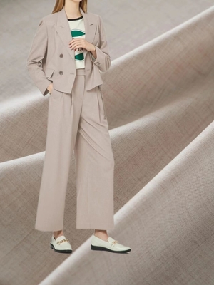 66% Polyester 30% Rayon 4% Spandex Business Material Uniform Dress Pants And Skirts Travel Suits Fabric