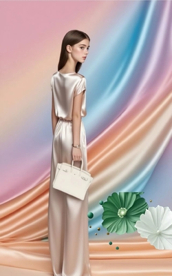 Double-Sided Satin Imitation Silk  97% Polyester 3% Spandex Satin Polyester 190gsm Evening Gowns Blouses And Scarves