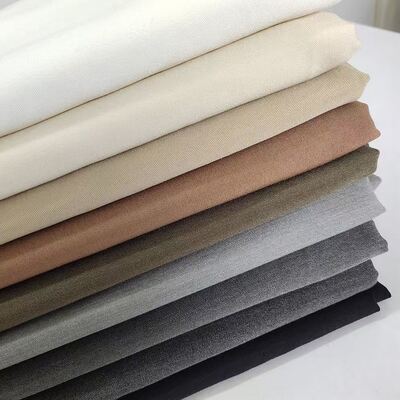 Business Suit Fashion Fabric Luxury 210gsm 75%Polyester 25%Rayon Pants Suiting Fabric