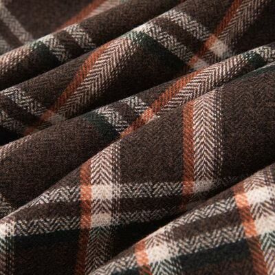 12% Wool TR Check Suiting Fabric Blends Classic Elegance With Modern Refinement.