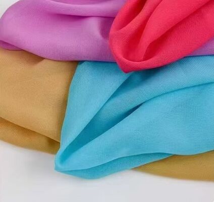 75GSM Chiffon Fabric Soft Touch Chiffon Fashion Dress Fabric Lightweight Chiffon Fabric 