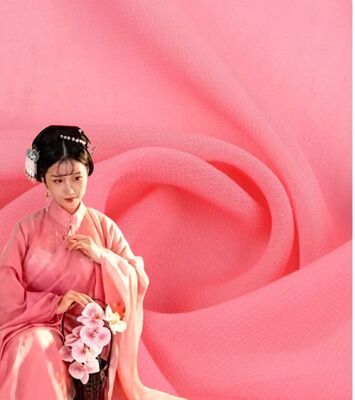 75GSM Chiffon Fabric Soft Touch Chiffon Fashion Dress Fabric Lightweight Chiffon Fabric 