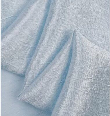110GSM Satin Crinkle Fabric - Lightweight Silk-Like Polyester with Crinkle Texture for Elegant Dresses