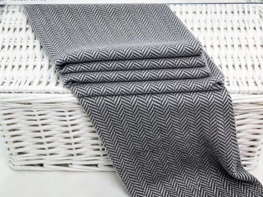 225 GSM Herringbone 50% Wool Coat Suit Fabric – Timeless Elegance With Noble European Style