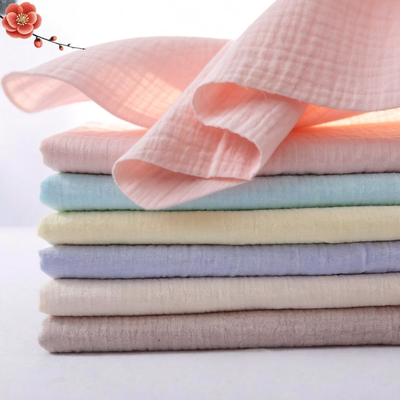 100% Cotton Double Gauze Fabric | Baby Muslin Fabric | Cotton Gauze Fabric