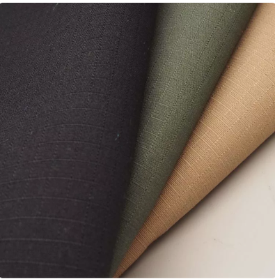 Anti-Static Grid Anti-Tear 150gsm Workwear Fabric CVC Blend for Professional Uniforms