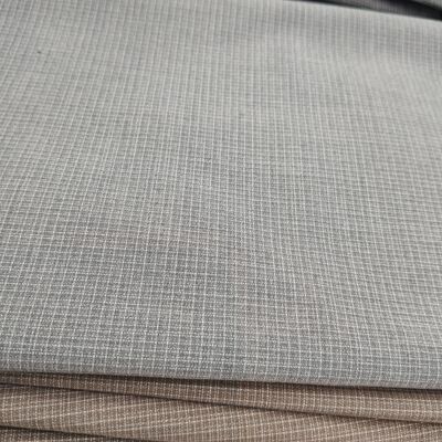 240gsm TR Suiting Fabric with Subtle Check Pattern - 85% Polyester 11% Rayon 4% Spandex Uniform Fabric