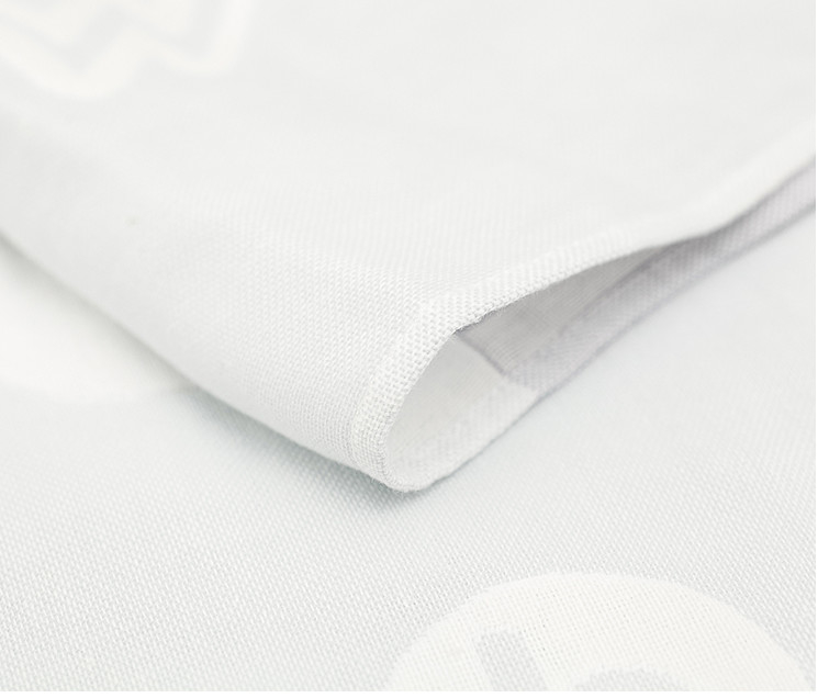 Double Layers Colorful Jacquard Cotton Fabric 130gsm Vivid Pattern