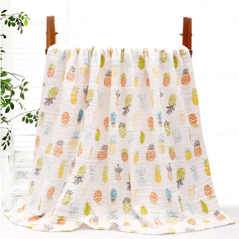 Comfortable Vivid Design Colored  Soft Gauze Fabric 150gsm Non Irritating