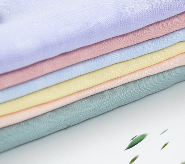 Assorted Pattern 40S Jacquard Cotton Fabric 150gsm Infants Diaper Gauze Fabric