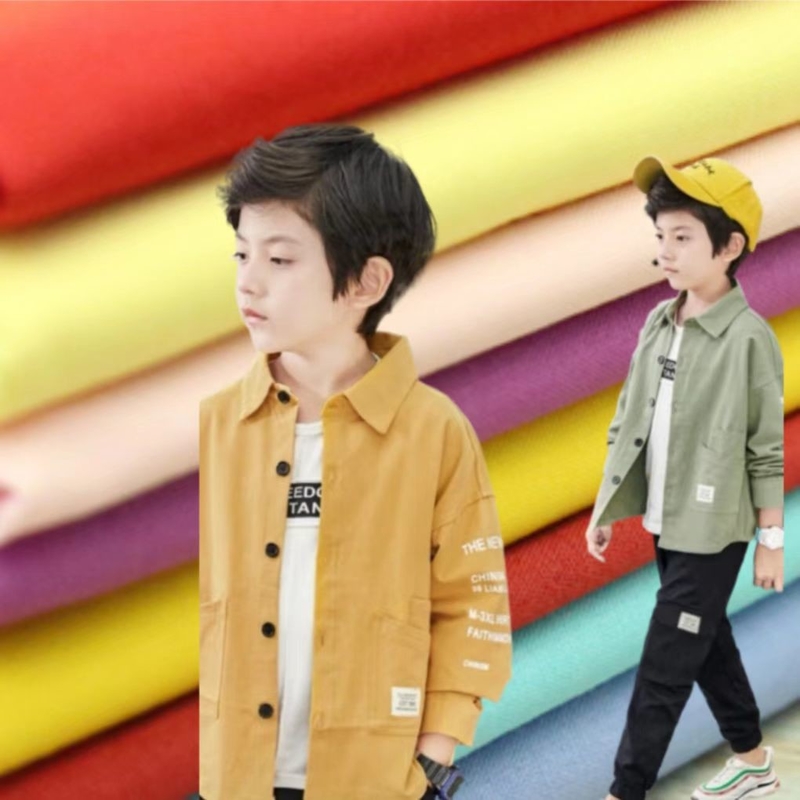 TC6535 Uniform Fabric 130X 72  155GSM 32SX32S TC Polyester Cotton Woven Jacket Shirt Fabric