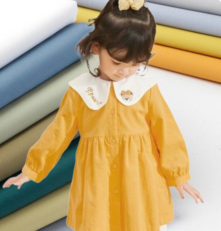 Breathable Woven Cotton Shirt Fabric Sateen Uniform Dress Man Nobility Clothes 60X60 173X113 4/1